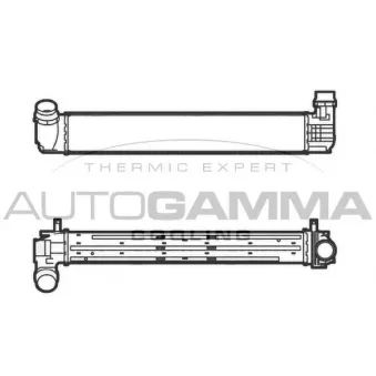 Intercooler, échangeur AUTOGAMMA OEM 144960734R