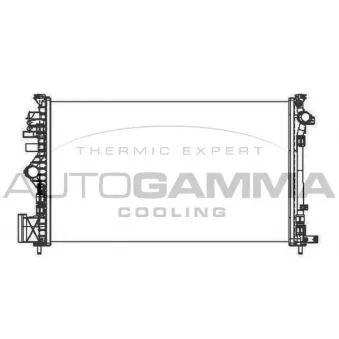 AUTOGAMMA 105320 - Radiateur, refroidissement du moteur