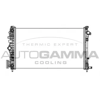 AUTOGAMMA 105323 - Radiateur, refroidissement du moteur