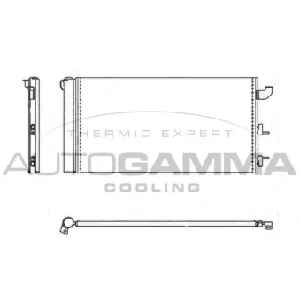 Condenseur, climatisation AUTOGAMMA OEM 51960727