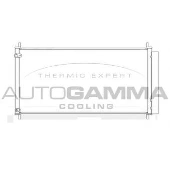 Condenseur, climatisation AUTOGAMMA OEM 8845012290