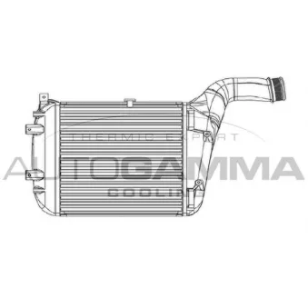 Intercooler, échangeur AUTOGAMMA 105367