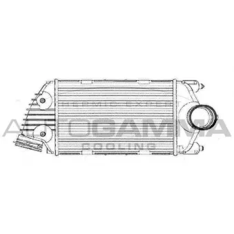 Intercooler, échangeur AUTOGAMMA 105379