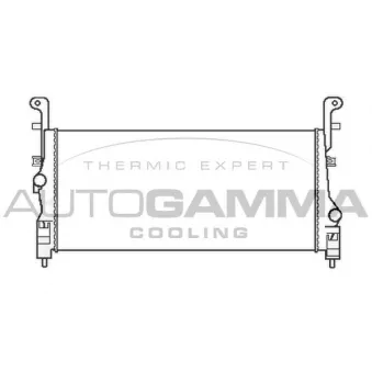 AUTOGAMMA 105421 - Intercooler, échangeur