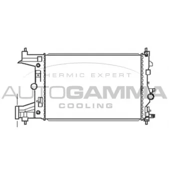 Radiateur, refroidissement du moteur AUTOGAMMA OEM 1300303