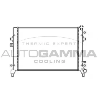 AUTOGAMMA 105452 - Radiateur, refroidissement du moteur