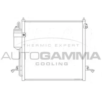 AUTOGAMMA 105460 - Condenseur, climatisation