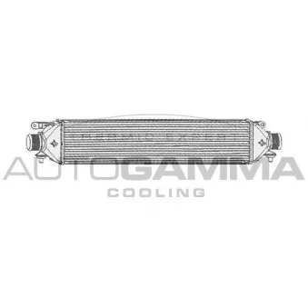 Intercooler, échangeur AUTOGAMMA 105471