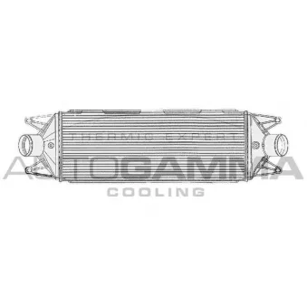 Intercooler, échangeur AUTOGAMMA OEM 5801349167