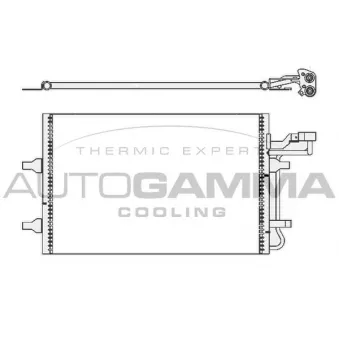 AUTOGAMMA 105512 - Condenseur, climatisation