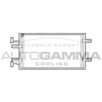 Condenseur, climatisation AUTOGAMMA OEM 93861172
