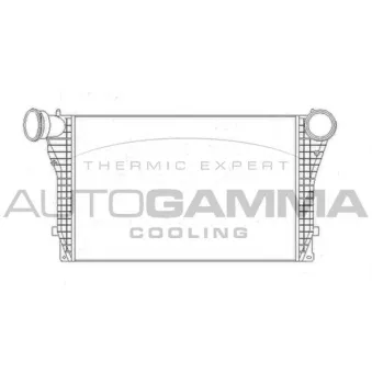 Intercooler, échangeur AUTOGAMMA 105519