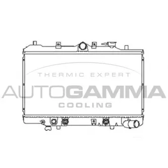 AUTOGAMMA 105520 - Radiateur, refroidissement du moteur