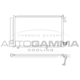 Condenseur, climatisation AUTOGAMMA OEM 8V5119710BC