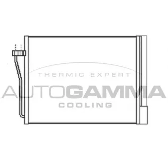 Condenseur, climatisation AUTOGAMMA OEM 64509149390