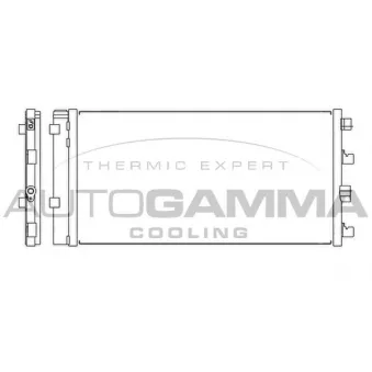 Condenseur, climatisation AUTOGAMMA OEM 8200880551
