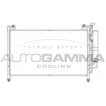 Condenseur, climatisation AUTOGAMMA 105546
