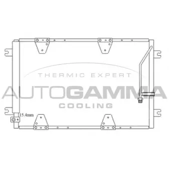 Condenseur, climatisation AUTOGAMMA OEM 9531065D21
