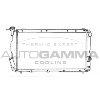 AUTOGAMMA 105568 - Radiateur, refroidissement du moteur