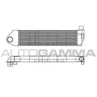 Intercooler, échangeur AUTOGAMMA 105578