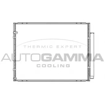 AUTOGAMMA 105591 - Condenseur, climatisation