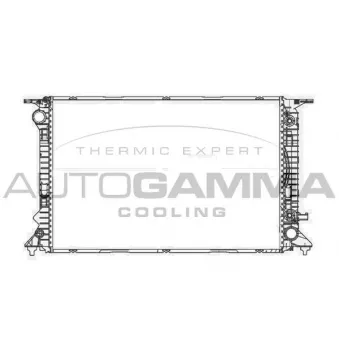 Radiateur, refroidissement du moteur AUTOGAMMA OEM 8R0121251E