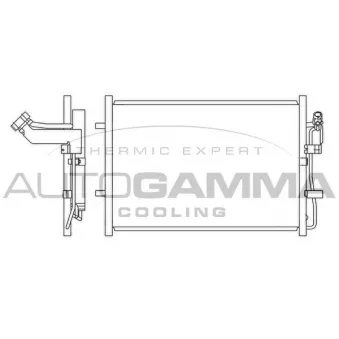 Condenseur, climatisation AUTOGAMMA OEM BBR461480A