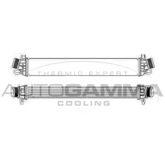 Intercooler, échangeur AUTOGAMMA 105639