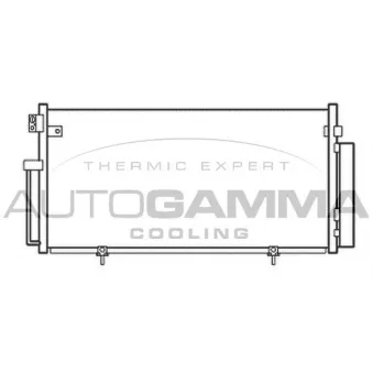 Condenseur, climatisation AUTOGAMMA 105648