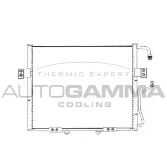 AUTOGAMMA 105717 - Condenseur, climatisation