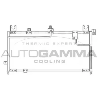 Condenseur, climatisation AUTOGAMMA 105729