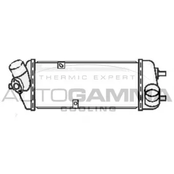 AUTOGAMMA 105740 - Intercooler, échangeur