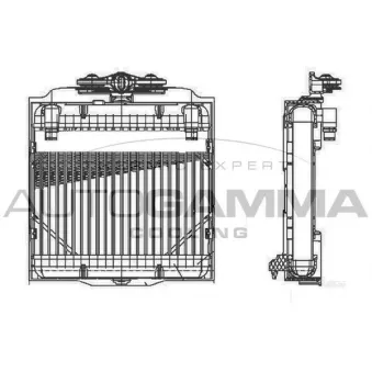 Radiateur d'huile AUTOGAMMA 105763