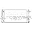 Radiateur, refroidissement du moteur AUTOGAMMA [105766]