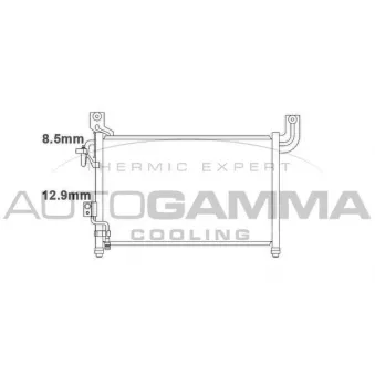 AUTOGAMMA 105777 - Condenseur, climatisation