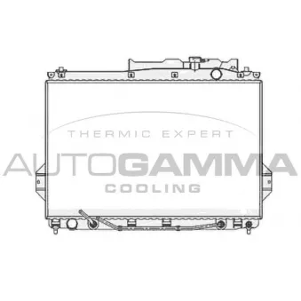 AUTOGAMMA 105798 - Radiateur, refroidissement du moteur