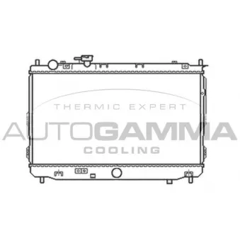 Radiateur, refroidissement du moteur AUTOGAMMA OEM 0K2FT15200