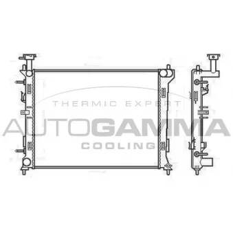 Radiateur, refroidissement du moteur AUTOGAMMA 105805