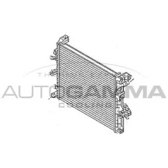 Radiateur, refroidissement du moteur AUTOGAMMA 105879