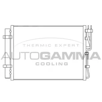 Condenseur, climatisation AUTOGAMMA 105885