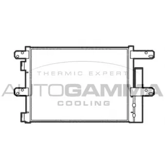 Condenseur, climatisation AUTOGAMMA 105890