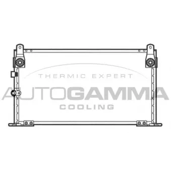 AUTOGAMMA 105895 - Condenseur, climatisation