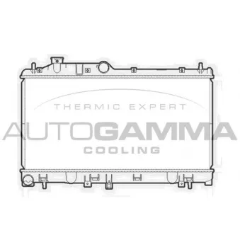 AUTOGAMMA 105931 - Radiateur, refroidissement du moteur
