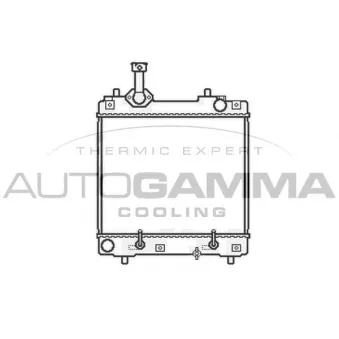 Radiateur, refroidissement du moteur AUTOGAMMA 105935