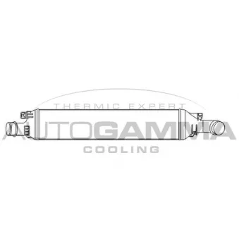 Intercooler, échangeur AUTOGAMMA OEM 8U014583B