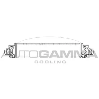 Intercooler, échangeur AUTOGAMMA OEM 95199556