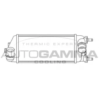 Intercooler, échangeur AUTOGAMMA 105947
