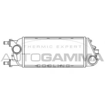 Intercooler, échangeur AUTOGAMMA OEM 51837873