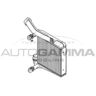 Intercooler, échangeur AUTOGAMMA [105953]