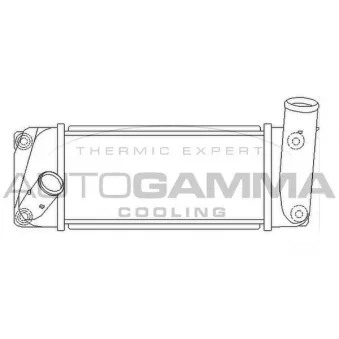 Intercooler, échangeur AUTOGAMMA OEM 179400N080